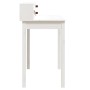 Escritorio de madera maciza de pino blanco 110x50x93 cm de , Escritorios - Ref: Foro24-823530, Precio: 109,09 €, Descuento: %