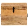 Caja de almacenaje madera maciza de mango 39x28x31 cm de , Baúles de almacenamiento - Ref: Foro24-338483, Precio: 90,02 €, De...