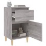Mesita de noche color gris sonoma 40x35x70 cm de , Mesitas de noche - Ref: Foro24-819704, Precio: 48,88 €, Descuento: %