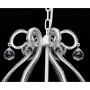 Lámpara de araña con 2300 cristales blanca de , Lámparas de araña - Ref: Foro24-60338, Precio: 136,03 €, Descuento: %