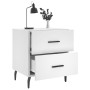 Mesitas de noche 2 uds madera ingeniería blanco 40x35x47,5 cm de , Mesitas de noche - Ref: Foro24-827341, Precio: 91,16 €, De...