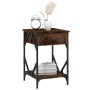 Mesita de noche madera contrachapada roble ahumado 40x42x60 cm de , Mesitas de noche - Ref: Foro24-826339, Precio: 47,01 €, D...