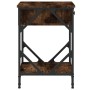 Mesita de noche madera contrachapada roble ahumado 40x42x60 cm de , Mesitas de noche - Ref: Foro24-826339, Precio: 47,01 €, D...