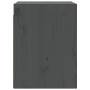 Armario de pared 2 uds madera maciza de pino gris 30x30x40 cm de , Estantes y estanterías - Ref: Foro24-813480, Precio: 52,38...