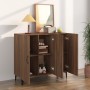 Aparador de madera de ingeniería marrón roble 90x34x80 cm de , Aparadores - Ref: Foro24-817464, Precio: 104,77 €, Descuento: %