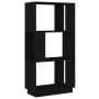 Estantería/divisor de espacios madera pino negro 51x25x101 cm de , Librerías y estanterías - Ref: Foro24-814038, Precio: 48,9...