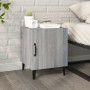 Mesita de noche madera contrachapada gris Sonoma de , Mesitas de noche - Ref: Foro24-817317, Precio: 41,59 €, Descuento: %