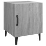 Mesita de noche madera contrachapada gris Sonoma de , Mesitas de noche - Ref: Foro24-817317, Precio: 41,59 €, Descuento: %