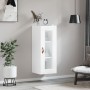 Armario de pared blanco brillante 34,5x34x90 cm de , Aparadores - Ref: Foro24-828886, Precio: 36,91 €, Descuento: %