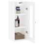 Armario de pared blanco brillante 34,5x34x90 cm de , Aparadores - Ref: Foro24-828886, Precio: 36,91 €, Descuento: %