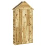Cobertizo de herramientas madera pino impregnada 107x37x220 cm de , Cobertizos - Ref: Foro24-318192, Precio: 342,87 €, Descue...