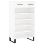 Zapatero madera de ingeniería blanco 60x35x105 cm de , Armarios y almacenamiento - Ref: Foro24-829636, Precio: 80,08 €, Descu...