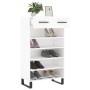 Zapatero madera de ingeniería blanco 60x35x105 cm de , Armarios y almacenamiento - Ref: Foro24-829636, Precio: 80,08 €, Descu...