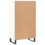 Zapatero madera de ingeniería blanco 60x35x105 cm de , Armarios y almacenamiento - Ref: Foro24-829636, Precio: 80,08 €, Descu...