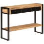 Mesa consola madera maciza de mango 110x30x76 cm de , Mesas auxiliares - Ref: Foro24-348159, Precio: 206,92 €, Descuento: %