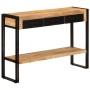 Mesa consola madera maciza de mango 110x30x76 cm de , Mesas auxiliares - Ref: Foro24-348159, Precio: 206,92 €, Descuento: %