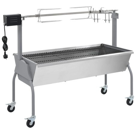 Parrilla De Barbacoa Con Asador Y Motor Eléctrico de , Barbacoas - Ref: Foro24-40236, Precio: 359,12 €, Descuento: %
