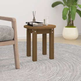Mesa de centro de madera maciza de pino marrón miel Ø35x35 cm de , Mesas de centro - Ref: Foro24-822340, Precio: 23,05 €, Des...
