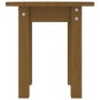 Mesa de centro de madera maciza de pino marrón miel Ø35x35 cm de , Mesas de centro - Ref: Foro24-822340, Precio: 23,05 €, Des...