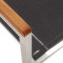 Sillas de jardín 4 unidades textilene y acero inoxidable gris de , Sillas de jardín - Ref: Foro24-46496, Precio: 299,04 €, De...