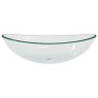 Lavabo de vidrio templado transparente 54,5x35x15,5 cm de , Lavabos - Ref: Foro24-345238, Precio: 85,28 €, Descuento: %