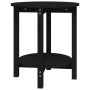 Mesa de centro de madera maciza de pino negro Ø55x60 cm de , Mesas de centro - Ref: Foro24-822356, Precio: 55,12 €, Descuento: %