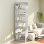 Estantería/divisor de espacios gris hormigón 60x30x198 cm de , Librerías y estanterías - Ref: Foro24-811686, Precio: 89,82 €,...