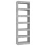 Estantería/divisor de espacios gris hormigón 60x30x198 cm de , Librerías y estanterías - Ref: Foro24-811686, Precio: 89,82 €,...