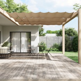 Toldo vertical tela oxford gris taupé 140x360 cm de , Sombrillas - Ref: Foro24-148410, Precio: 27,38 €, Descuento: %