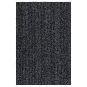 Alfombra de pasillo atrapa suciedad 100x150 cm gris antracita en Alfombras | Comprar online en Foru.es