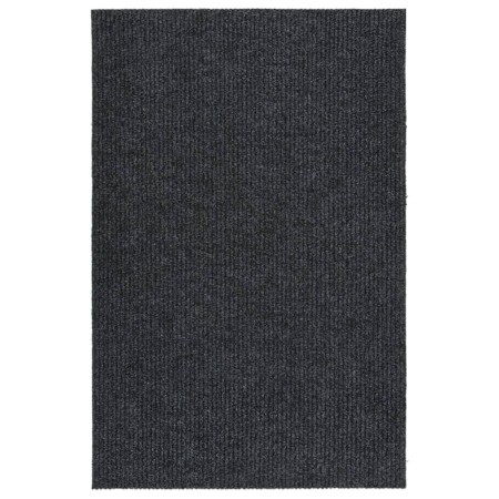Alfombra de pasillo atrapa suciedad 100x150 cm gris antracita en Alfombras | Comprar online en Foru.es