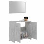 Conjunto de muebles de baño madera contrachapada gris hormigón de , Muebles de baño - Ref: Foro24-802583, Precio: 88,23 €, De...