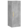 Armario de pared madera ingeniería gris hormigón 34,5x34x90 cm de , Aparadores - Ref: Foro24-830488, Precio: 48,17 €, Descuen...