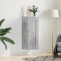 Armario de pared madera ingeniería gris hormigón 34,5x34x90 cm de , Aparadores - Ref: Foro24-830488, Precio: 48,17 €, Descuen...