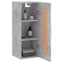 Armario de pared madera ingeniería gris hormigón 34,5x34x90 cm de , Aparadores - Ref: Foro24-830488, Precio: 48,17 €, Descuen...