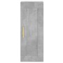 Armario de pared madera ingeniería gris hormigón 34,5x34x90 cm de , Aparadores - Ref: Foro24-830488, Precio: 48,17 €, Descuen...