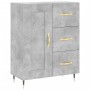 Aparador de madera de ingeniería gris hormigón 69,5x34x90 cm de , Aparadores - Ref: Foro24-830240, Precio: 91,92 €, Descuento: %