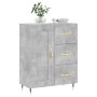 Aparador de madera de ingeniería gris hormigón 69,5x34x90 cm de , Aparadores - Ref: Foro24-830240, Precio: 91,92 €, Descuento: %