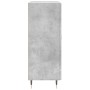 Aparador de madera de ingeniería gris hormigón 69,5x34x90 cm de , Aparadores - Ref: Foro24-830240, Precio: 91,92 €, Descuento: %