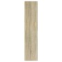 Estantería madera contrachapada color roble Sonoma 60x30x135 cm de , Librerías y estanterías - Ref: Foro24-811667, Precio: 68...