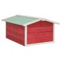 Caseta de cortacésped robótico madera abeto rojo y blanco de , Fundas para cortadoras de césped - Ref: Foro24-170881, Precio:...