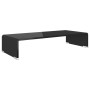 Soporte para TV/Elevador monitor cristal negro 60x25x11 cm de , Muebles TV - Ref: Foro24-244135, Precio: 75,42 €, Descuento: %