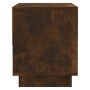 Mesita de noche madera de ingeniería roble ahumado 45x34x44 cm de , Mesitas de noche - Ref: Foro24-812981, Precio: 35,55 €, D...
