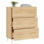 Aparador de madera de ingeniería roble Sonoma 69,5x34x90 cm de , Aparadores - Ref: Foro24-827839, Precio: 95,23 €, Descuento: %