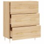 Aparador de madera de ingeniería roble Sonoma 69,5x34x90 cm de , Aparadores - Ref: Foro24-827839, Precio: 95,23 €, Descuento: %