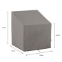Madison Funda para sillas de jardín 75x78x90 cm gris de , Fundas para muebles de jardín - Ref: Foro24-423667, Precio: 40,43 €...