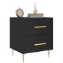 Mesita de noche madera de ingeniería negro 40x35x47,5 cm de , Mesitas de noche - Ref: Foro24-827278, Precio: 63,54 €, Descuen...