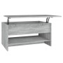 Mesa de centro madera contrachapada gris Sonoma 80x50x40 cm de , Mesas de centro - Ref: Foro24-819297, Precio: 77,06 €, Descu...