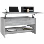 Mesa de centro madera contrachapada gris Sonoma 80x50x40 cm de , Mesas de centro - Ref: Foro24-819297, Precio: 77,06 €, Descu...