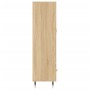 Aparador alto madera de ingeniería roble Sonoma 69,5x31x115 cm de , Aparadores - Ref: Foro24-828279, Precio: 95,43 €, Descuen...